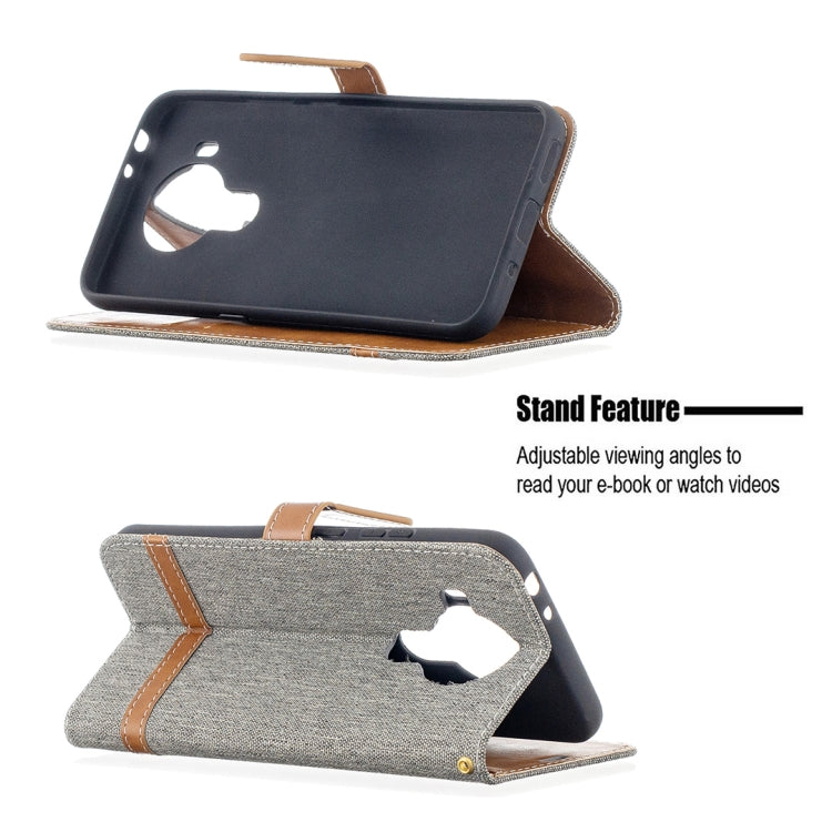 For Nokia 5.4 Color Matching Denim Texture Horizontal Flip Leather Case with Holder & Card Slots & Wallet & Lanyard