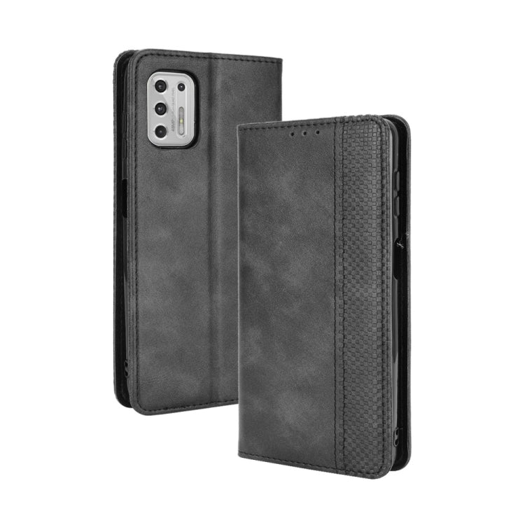 For Motorola Moto G Stylus (2021) Magnetic Buckle Retro Crazy Horse Texture Horizontal Flip Leather Case with Holder & Card Slots & Photo Frame
