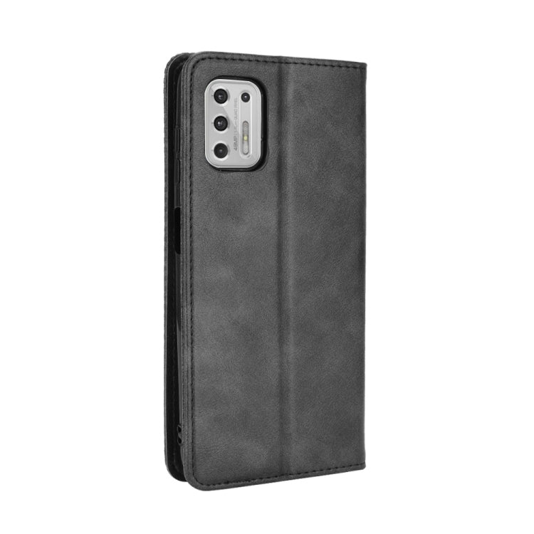 For Motorola Moto G Stylus (2021) Magnetic Buckle Retro Crazy Horse Texture Horizontal Flip Leather Case with Holder & Card Slots & Photo Frame