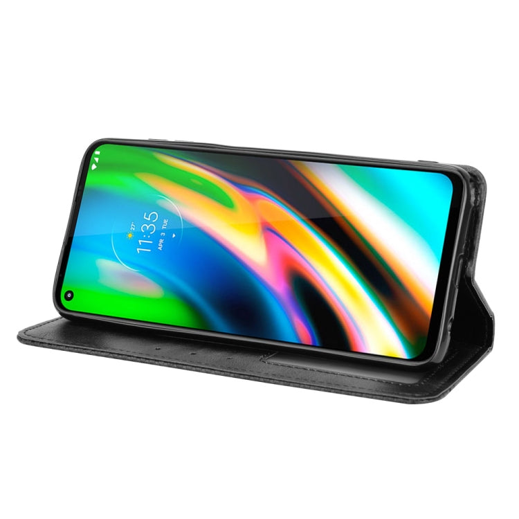 For Motorola Moto G Stylus (2021) Magnetic Buckle Retro Crazy Horse Texture Horizontal Flip Leather Case with Holder & Card Slots & Photo Frame