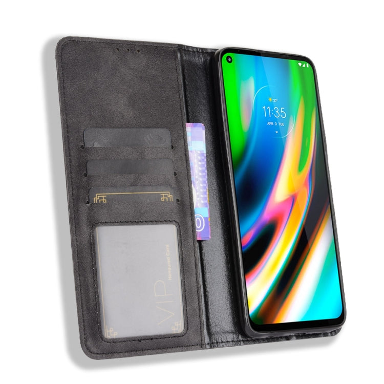 For Motorola Moto G Stylus (2021) Magnetic Buckle Retro Crazy Horse Texture Horizontal Flip Leather Case with Holder & Card Slots & Photo Frame