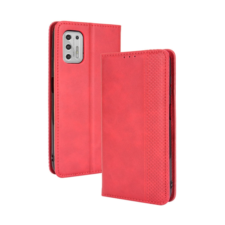 For Motorola Moto G Stylus (2021) Magnetic Buckle Retro Crazy Horse Texture Horizontal Flip Leather Case with Holder & Card Slots & Photo Frame