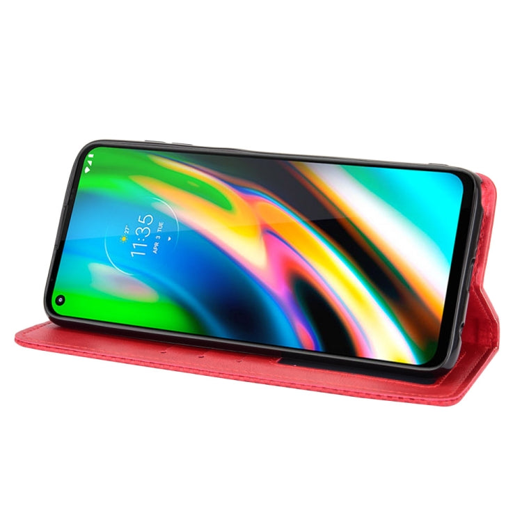 For Motorola Moto G Stylus (2021) Magnetic Buckle Retro Crazy Horse Texture Horizontal Flip Leather Case with Holder & Card Slots & Photo Frame