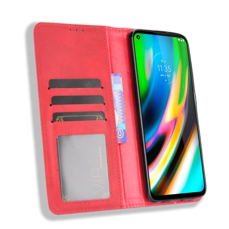For Motorola Moto G Stylus (2021) Magnetic Buckle Retro Crazy Horse Texture Horizontal Flip Leather Case with Holder & Card Slots & Photo Frame
