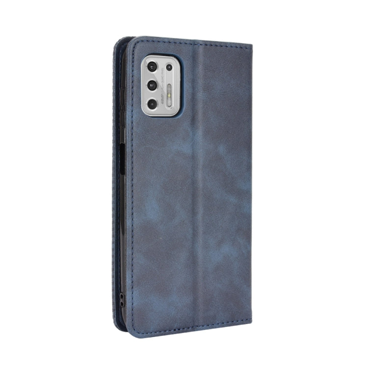 For Motorola Moto G Stylus (2021) Magnetic Buckle Retro Crazy Horse Texture Horizontal Flip Leather Case with Holder & Card Slots & Photo Frame