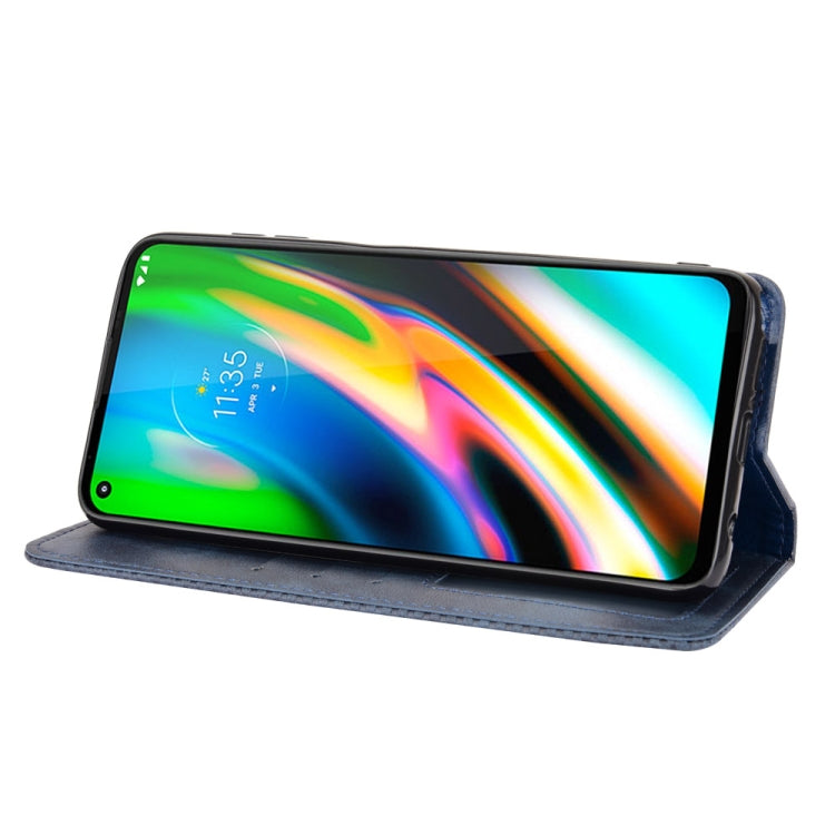 For Motorola Moto G Stylus (2021) Magnetic Buckle Retro Crazy Horse Texture Horizontal Flip Leather Case with Holder & Card Slots & Photo Frame