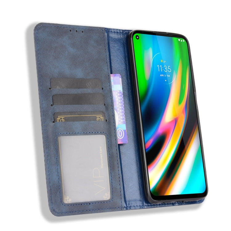 For Motorola Moto G Stylus (2021) Magnetic Buckle Retro Crazy Horse Texture Horizontal Flip Leather Case with Holder & Card Slots & Photo Frame
