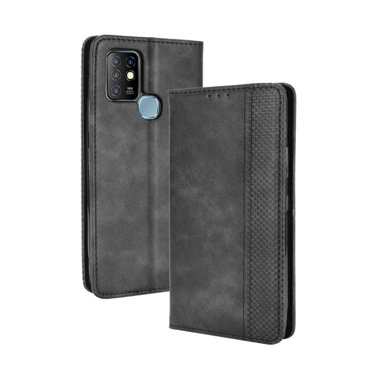 For Infinix Hot 10 / X682 Magnetic Buckle Retro Crazy Horse Texture Horizontal Flip Leather Case with Holder & Card Slots & Photo Frame