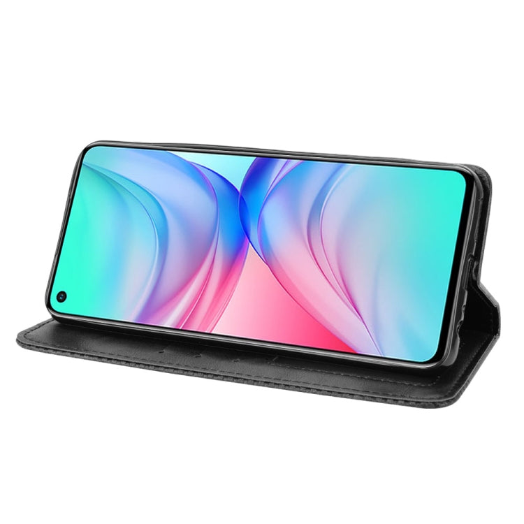 For Infinix Hot 10 / X682 Magnetic Buckle Retro Crazy Horse Texture Horizontal Flip Leather Case with Holder & Card Slots & Photo Frame