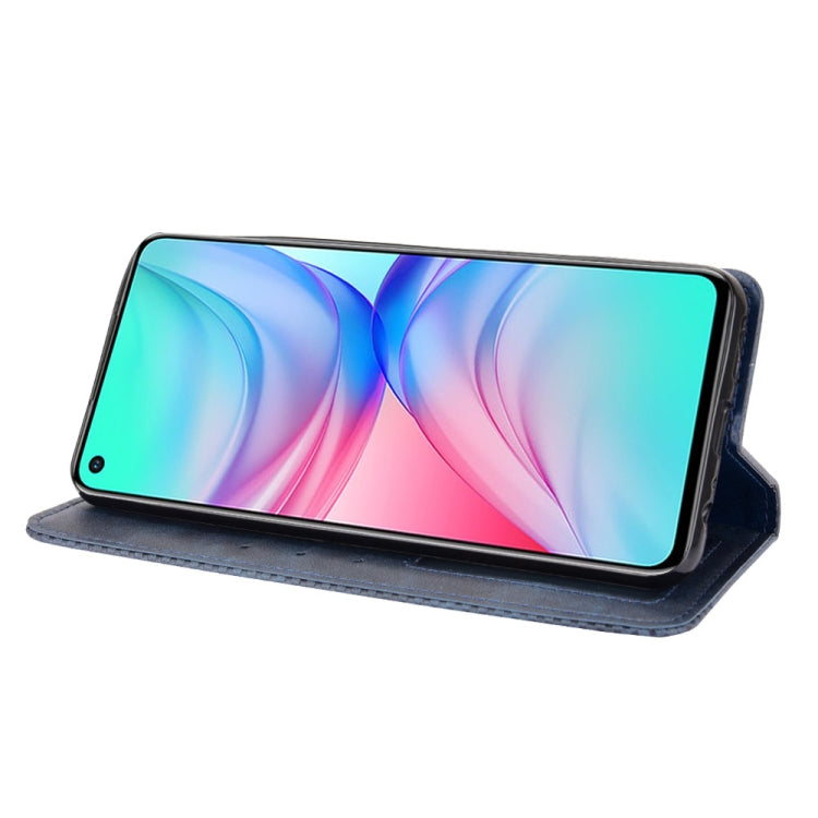 For Infinix Hot 10 / X682 Magnetic Buckle Retro Crazy Horse Texture Horizontal Flip Leather Case with Holder & Card Slots & Photo Frame
