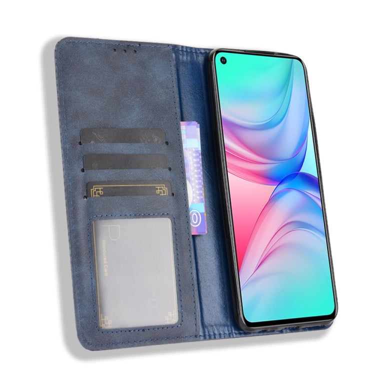 For Infinix Hot 10 / X682 Magnetic Buckle Retro Crazy Horse Texture Horizontal Flip Leather Case with Holder & Card Slots & Photo Frame