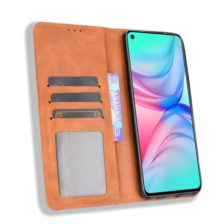 For Infinix Hot 10 / X682 Magnetic Buckle Retro Crazy Horse Texture Horizontal Flip Leather Case with Holder & Card Slots & Photo Frame