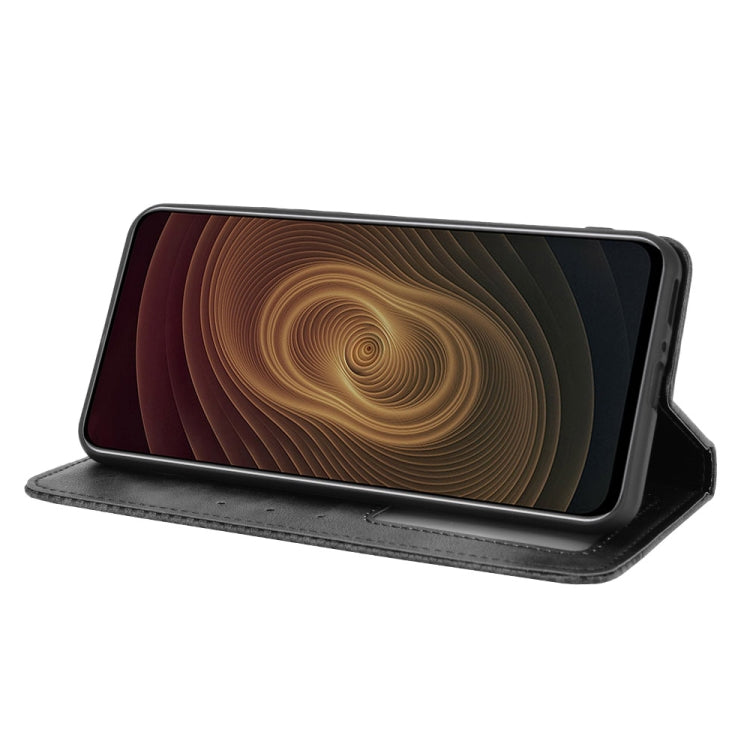 For ZTE Axon 20 5G / Axon 20 4G Magnetic Buckle Retro Crazy Horse Texture Horizontal Flip Leather Case with Holder & Card Slots & Photo Frame