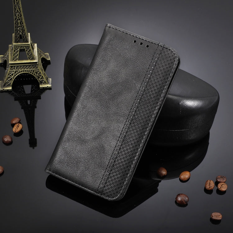 For ZTE Axon 20 5G / Axon 20 4G Magnetic Buckle Retro Crazy Horse Texture Horizontal Flip Leather Case with Holder & Card Slots & Photo Frame