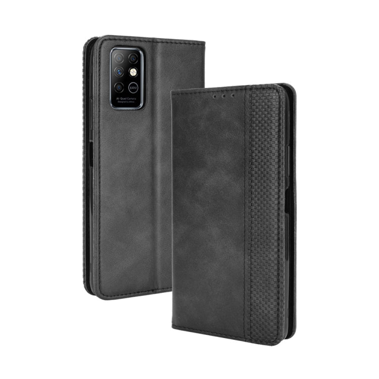 For Infinix Note 8 / X692 Magnetic Buckle Retro Crazy Horse Texture Horizontal Flip Leather Case with Holder & Card Slots & Photo Frame