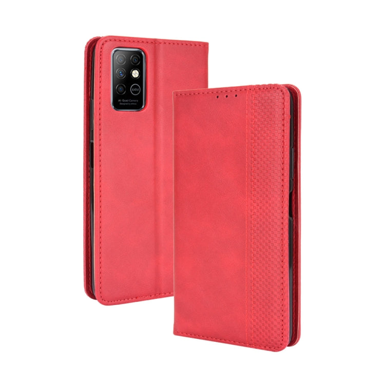 For Infinix Note 8 / X692 Magnetic Buckle Retro Crazy Horse Texture Horizontal Flip Leather Case with Holder & Card Slots & Photo Frame