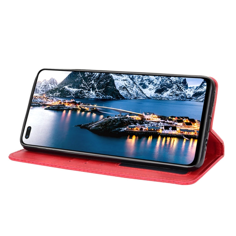 For Infinix Note 8 / X692 Magnetic Buckle Retro Crazy Horse Texture Horizontal Flip Leather Case with Holder & Card Slots & Photo Frame
