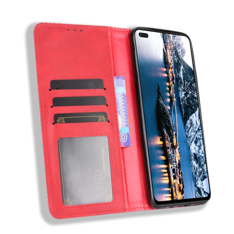 For Infinix Note 8 / X692 Magnetic Buckle Retro Crazy Horse Texture Horizontal Flip Leather Case with Holder & Card Slots & Photo Frame