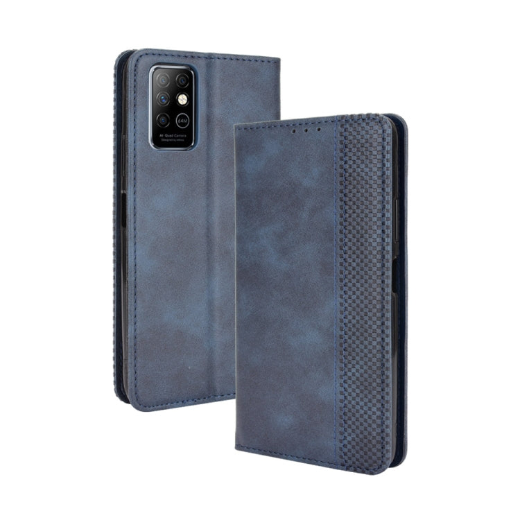 For Infinix Note 8 / X692 Magnetic Buckle Retro Crazy Horse Texture Horizontal Flip Leather Case with Holder & Card Slots & Photo Frame
