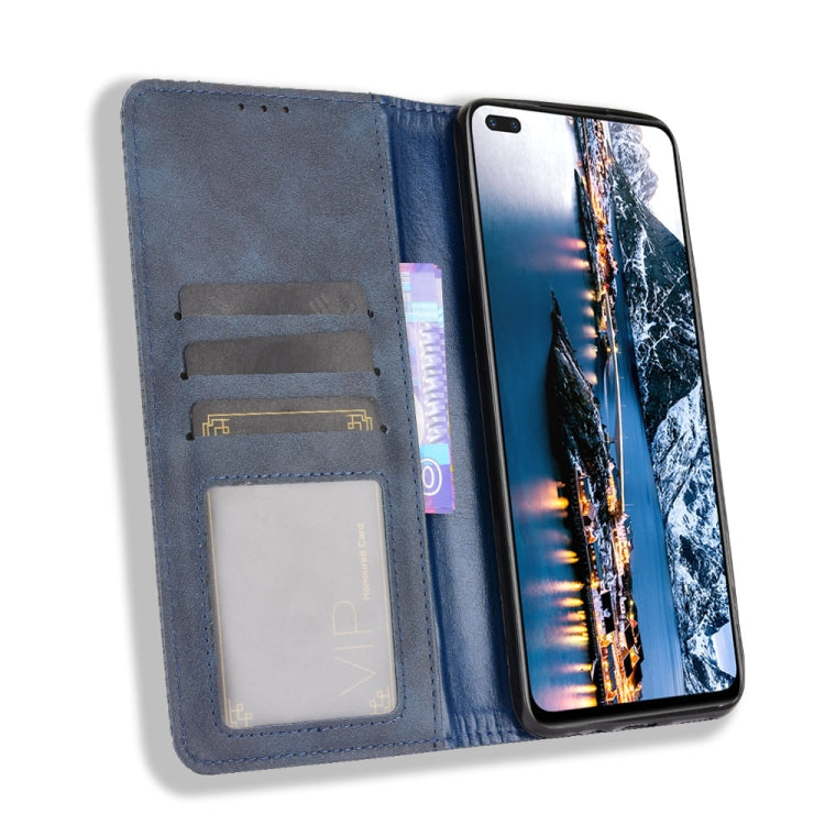 For Infinix Note 8 / X692 Magnetic Buckle Retro Crazy Horse Texture Horizontal Flip Leather Case with Holder & Card Slots & Photo Frame