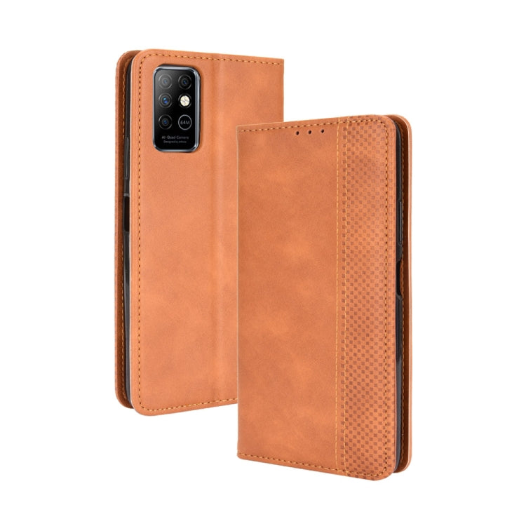 For Infinix Note 8 / X692 Magnetic Buckle Retro Crazy Horse Texture Horizontal Flip Leather Case with Holder & Card Slots & Photo Frame