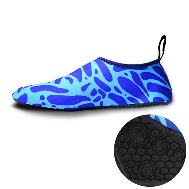 Non-slip Wear-resisting Thick Rubber Sole Diving Shoes and  Socks, One Pair, Size:M