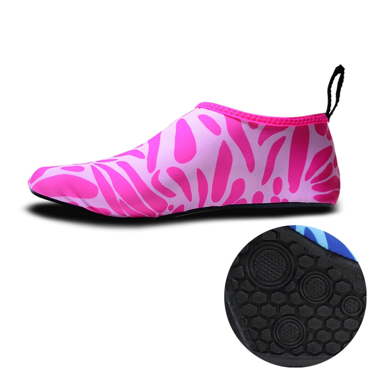 Non-slip Wear-resisting Thick Rubber Sole Diving Shoes and  Socks, One Pair, Size:M