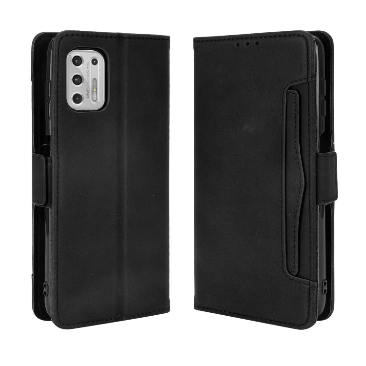 For Motorola Moto G Stylus 2021 Wallet Style Skin Feel Calf Pattern Leather Case with Separate Card Slots