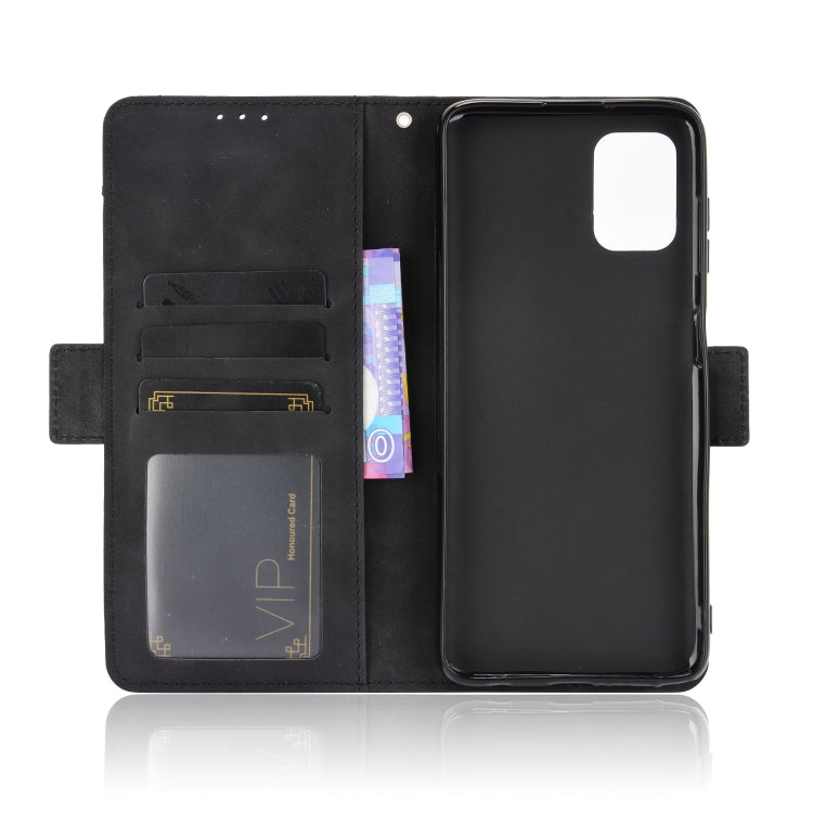 For Motorola Moto G Stylus 2021 Wallet Style Skin Feel Calf Pattern Leather Case with Separate Card Slots