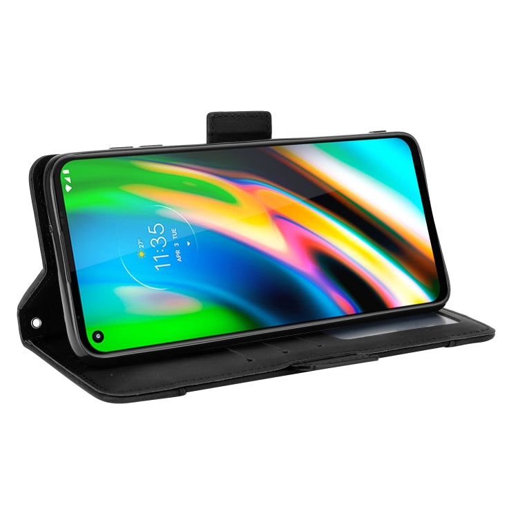 For Motorola Moto G Stylus 2021 Wallet Style Skin Feel Calf Pattern Leather Case with Separate Card Slots
