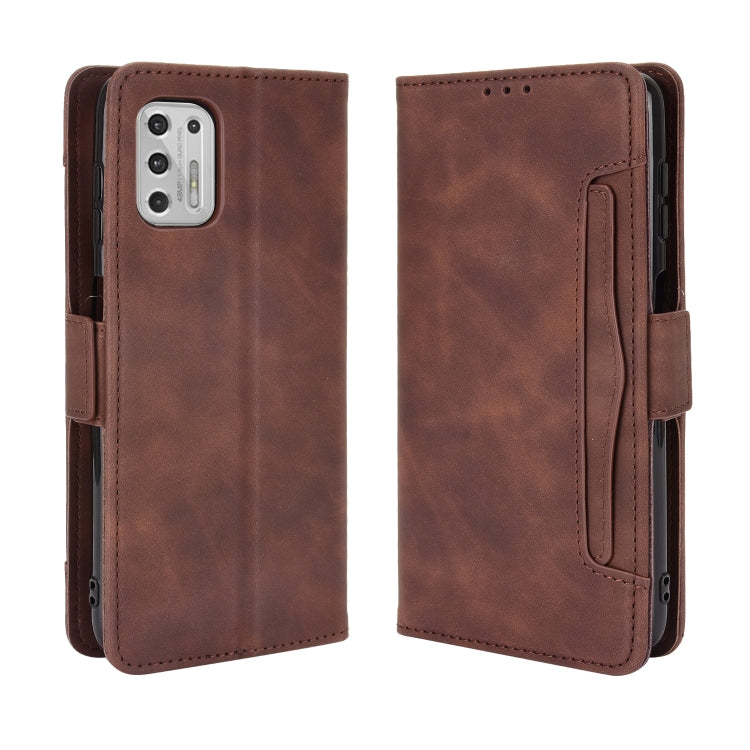 For Motorola Moto G Stylus 2021 Wallet Style Skin Feel Calf Pattern Leather Case with Separate Card Slots