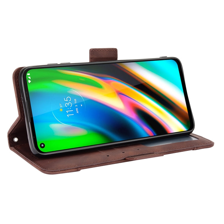 For Motorola Moto G Stylus 2021 Wallet Style Skin Feel Calf Pattern Leather Case with Separate Card Slots