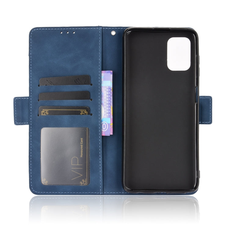 For Motorola Moto G Stylus 2021 Wallet Style Skin Feel Calf Pattern Leather Case with Separate Card Slots