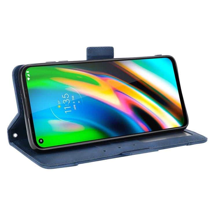 For Motorola Moto G Stylus 2021 Wallet Style Skin Feel Calf Pattern Leather Case with Separate Card Slots