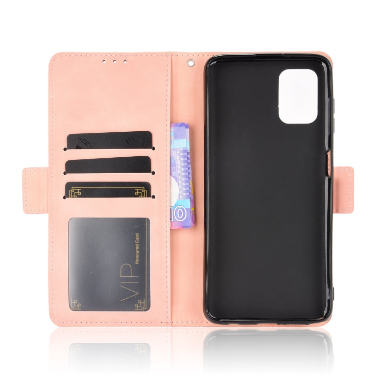 For Motorola Moto G Stylus 2021 Wallet Style Skin Feel Calf Pattern Leather Case with Separate Card Slots