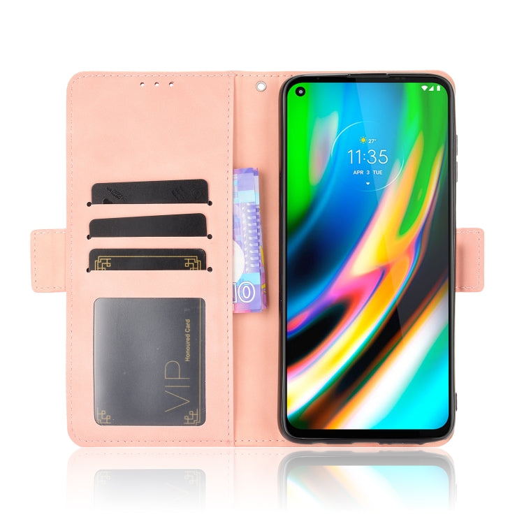 For Motorola Moto G Stylus 2021 Wallet Style Skin Feel Calf Pattern Leather Case with Separate Card Slots