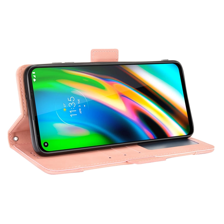 For Motorola Moto G Stylus 2021 Wallet Style Skin Feel Calf Pattern Leather Case with Separate Card Slots