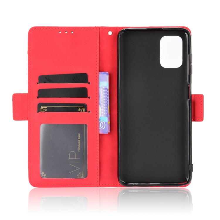 For Motorola Moto G Stylus 2021 Wallet Style Skin Feel Calf Pattern Leather Case with Separate Card Slots