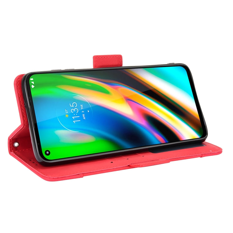 For Motorola Moto G Stylus 2021 Wallet Style Skin Feel Calf Pattern Leather Case with Separate Card Slots