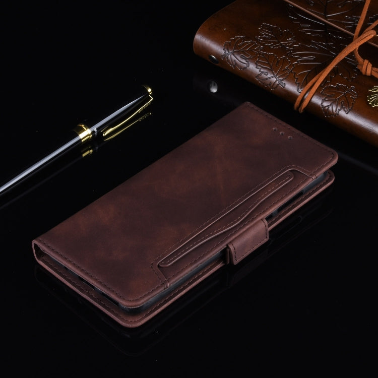 For vivo Y51A 2021 / Y51 2020 (Indian) Wallet Style Skin Feel Calf Pattern Leather Case with Separate Card Slots