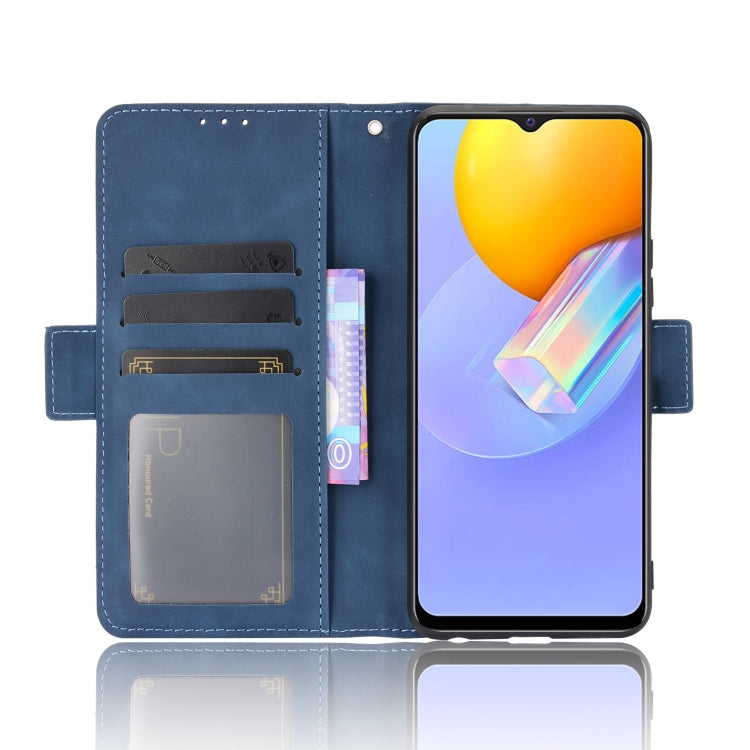 For vivo Y51A 2021 / Y51 2020 (Indian) Wallet Style Skin Feel Calf Pattern Leather Case with Separate Card Slots