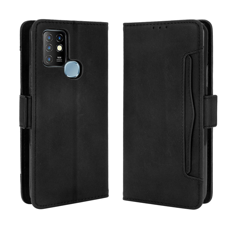 For Infinix Hot 10 / X682 Wallet Style Skin Feel Calf Pattern Leather Case with Separate Card Slots
