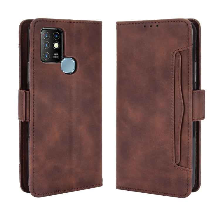 For Infinix Hot 10 / X682 Wallet Style Skin Feel Calf Pattern Leather Case with Separate Card Slots