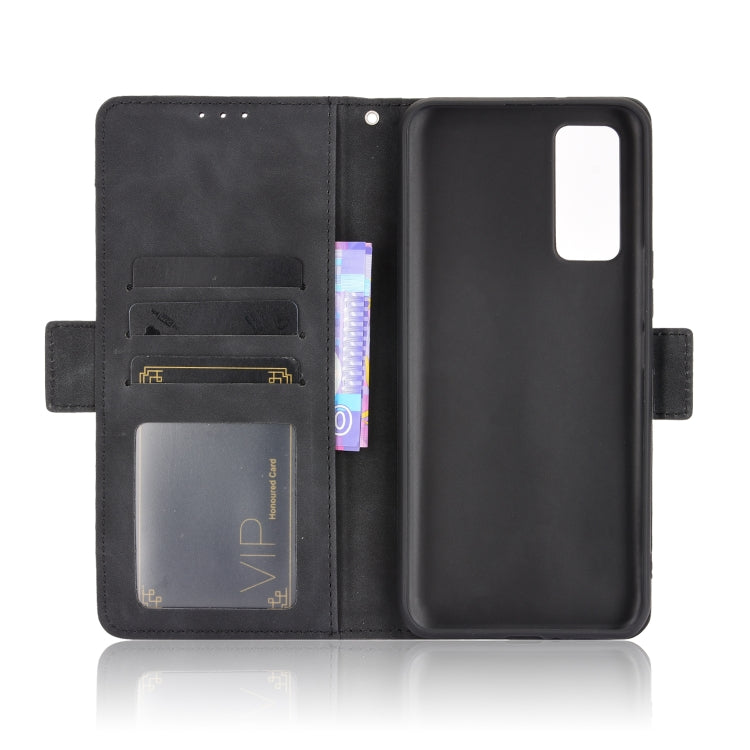 For ZTE Axon 20 5G / Axon 20 4G Wallet Style Skin Feel Calf Pattern Leather Case with Separate Card Slots