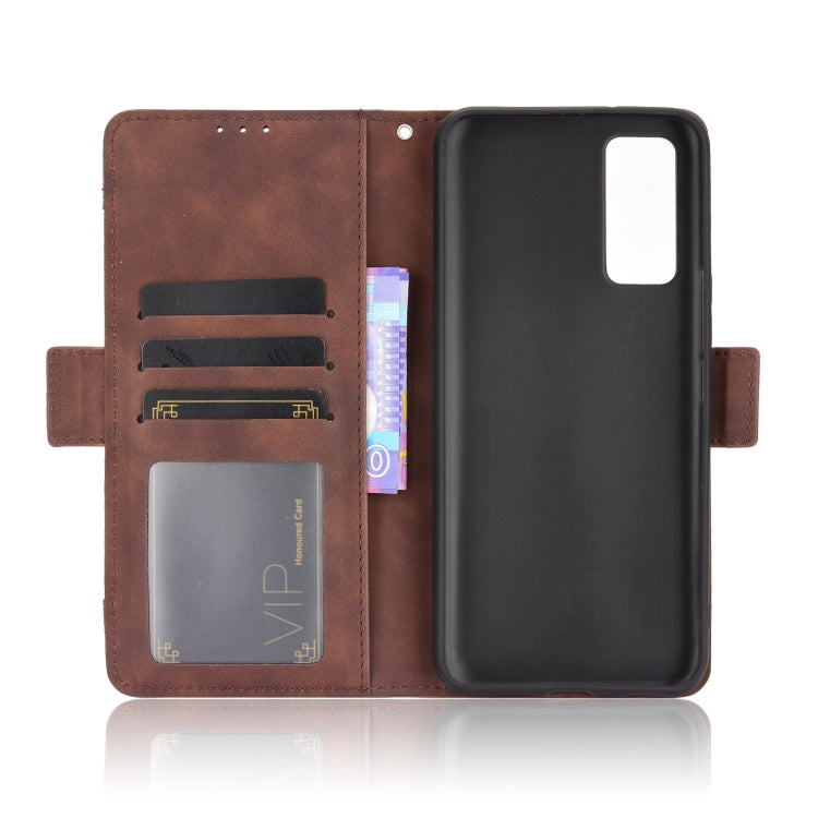 For ZTE Axon 20 5G / Axon 20 4G Wallet Style Skin Feel Calf Pattern Leather Case with Separate Card Slots