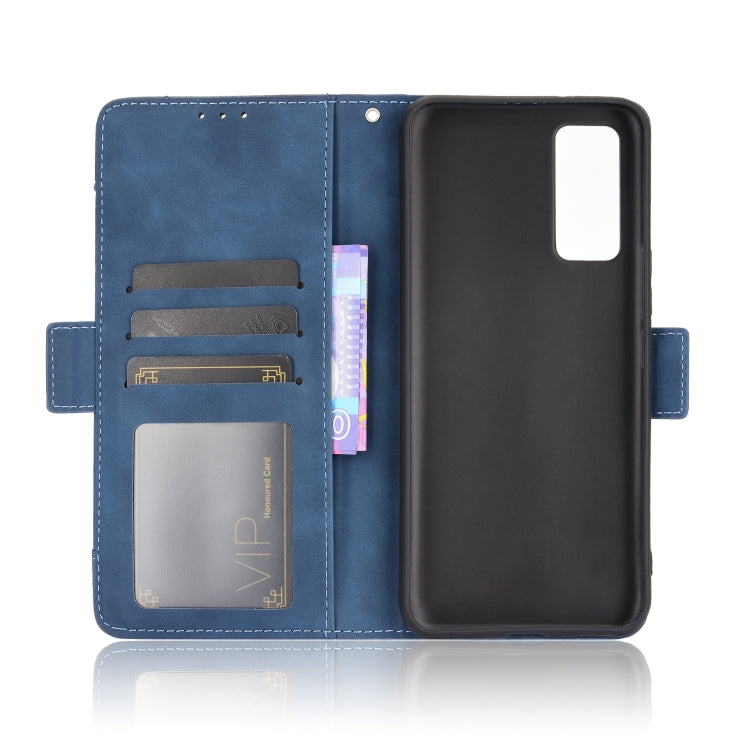 For ZTE Axon 20 5G / Axon 20 4G Wallet Style Skin Feel Calf Pattern Leather Case with Separate Card Slots