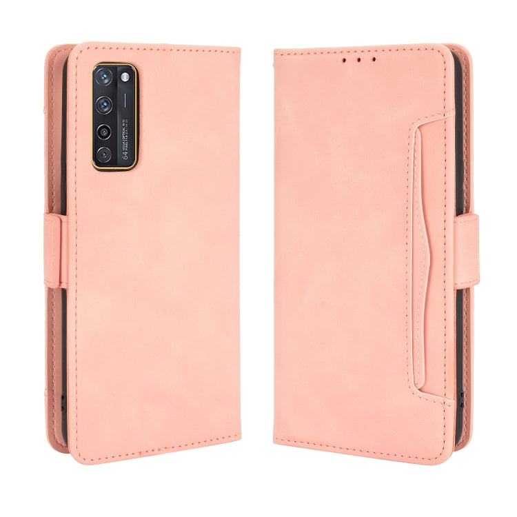 For ZTE Axon 20 5G / Axon 20 4G Wallet Style Skin Feel Calf Pattern Leather Case with Separate Card Slots