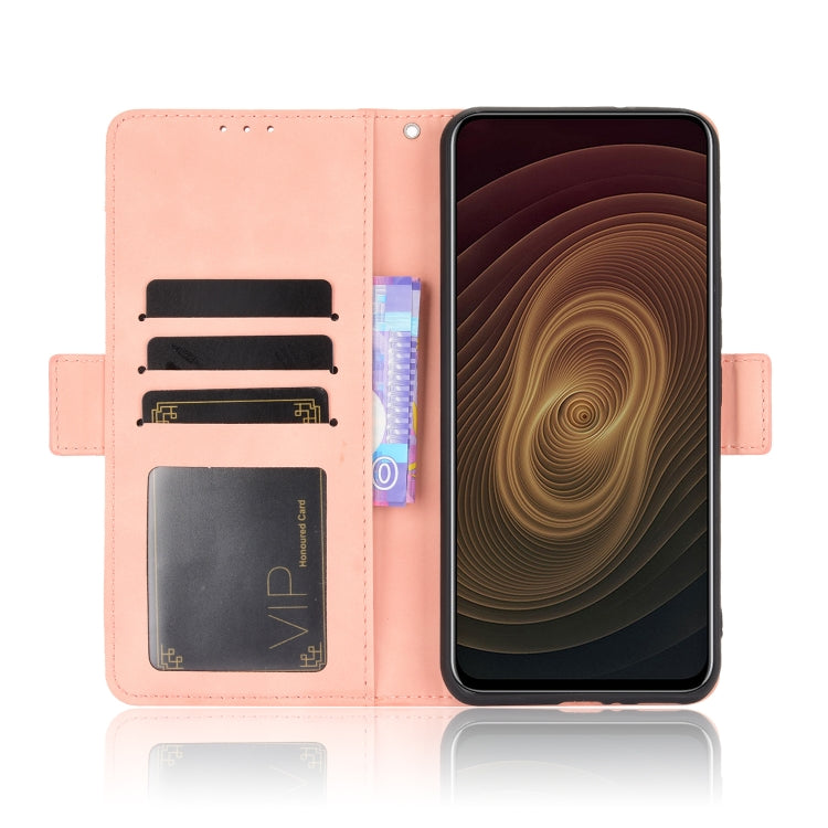 For ZTE Axon 20 5G / Axon 20 4G Wallet Style Skin Feel Calf Pattern Leather Case with Separate Card Slots
