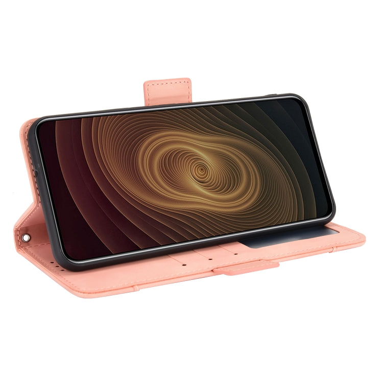 For ZTE Axon 20 5G / Axon 20 4G Wallet Style Skin Feel Calf Pattern Leather Case with Separate Card Slots
