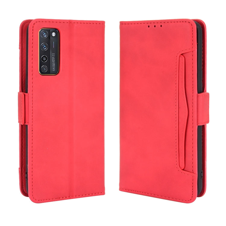 For ZTE Axon 20 5G / Axon 20 4G Wallet Style Skin Feel Calf Pattern Leather Case with Separate Card Slots